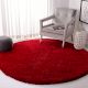 Bold Red Handwoven Hall Rug